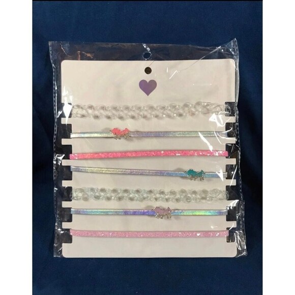 Girl's Unicorn Choker Necklaces - Picture 1 of 3